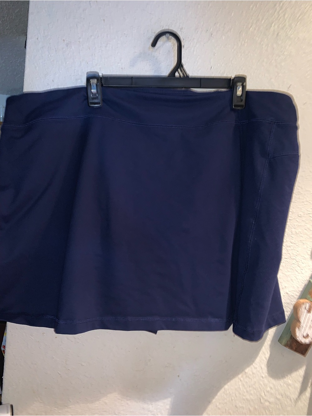 Lands' End Navy Mini Skirt
